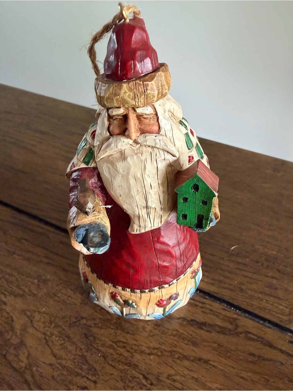 Jim Shore Heartwood Creek 6" Santa Claus Ornament Figure Birdhouse - Picture 2 of 10